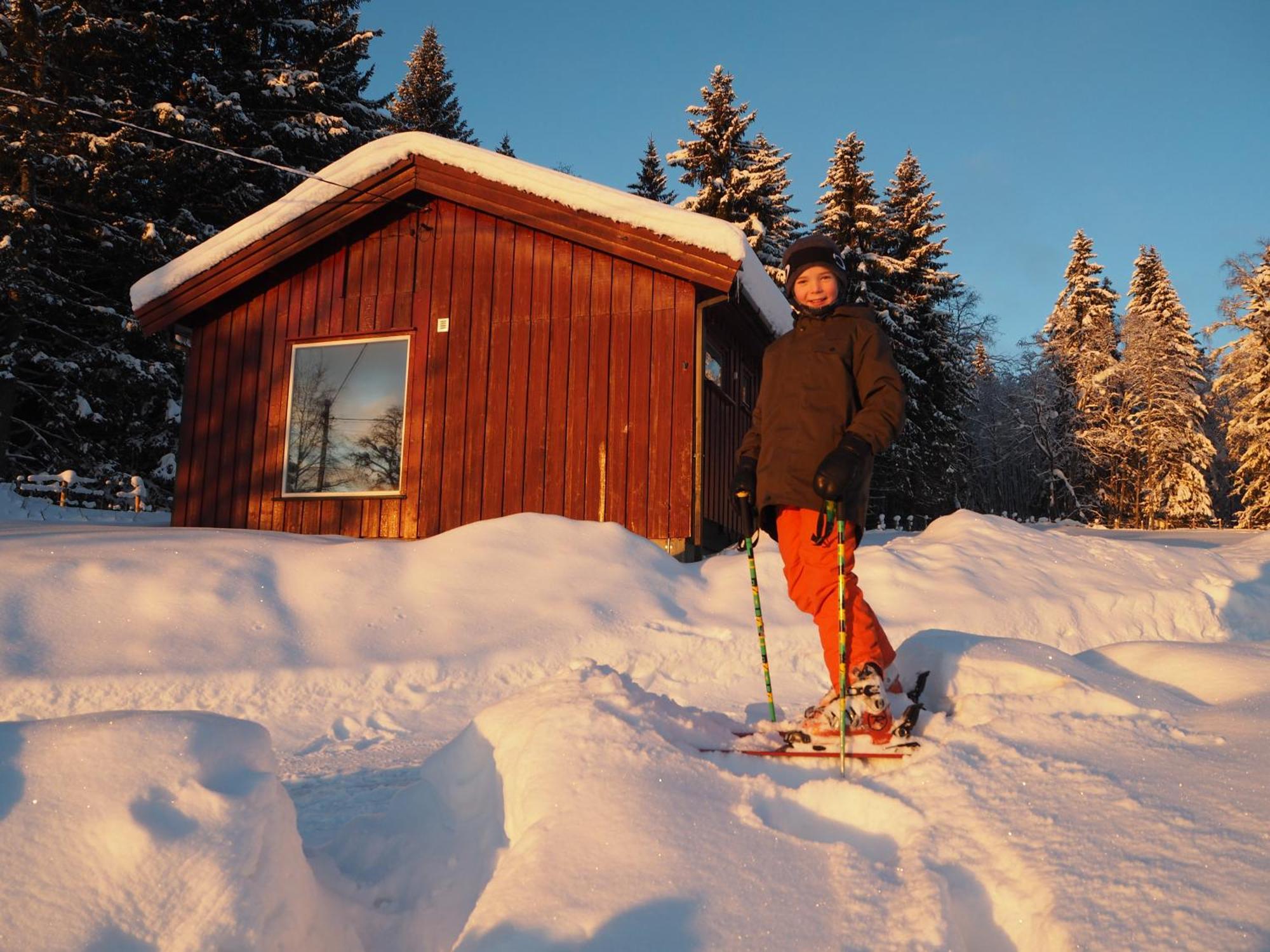 Cabin With Great View Close To Town And Ski Area ลิลฮัมเมอร์ ภายนอก รูปภาพ
