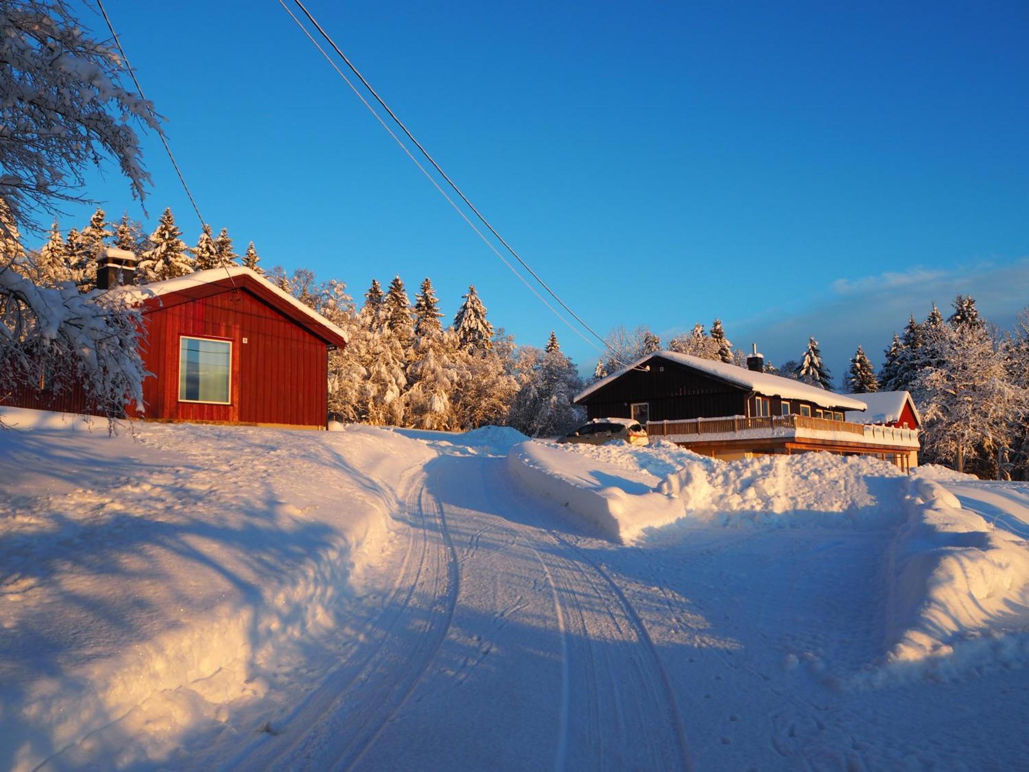 Cabin With Great View Close To Town And Ski Area ลิลฮัมเมอร์ ภายนอก รูปภาพ