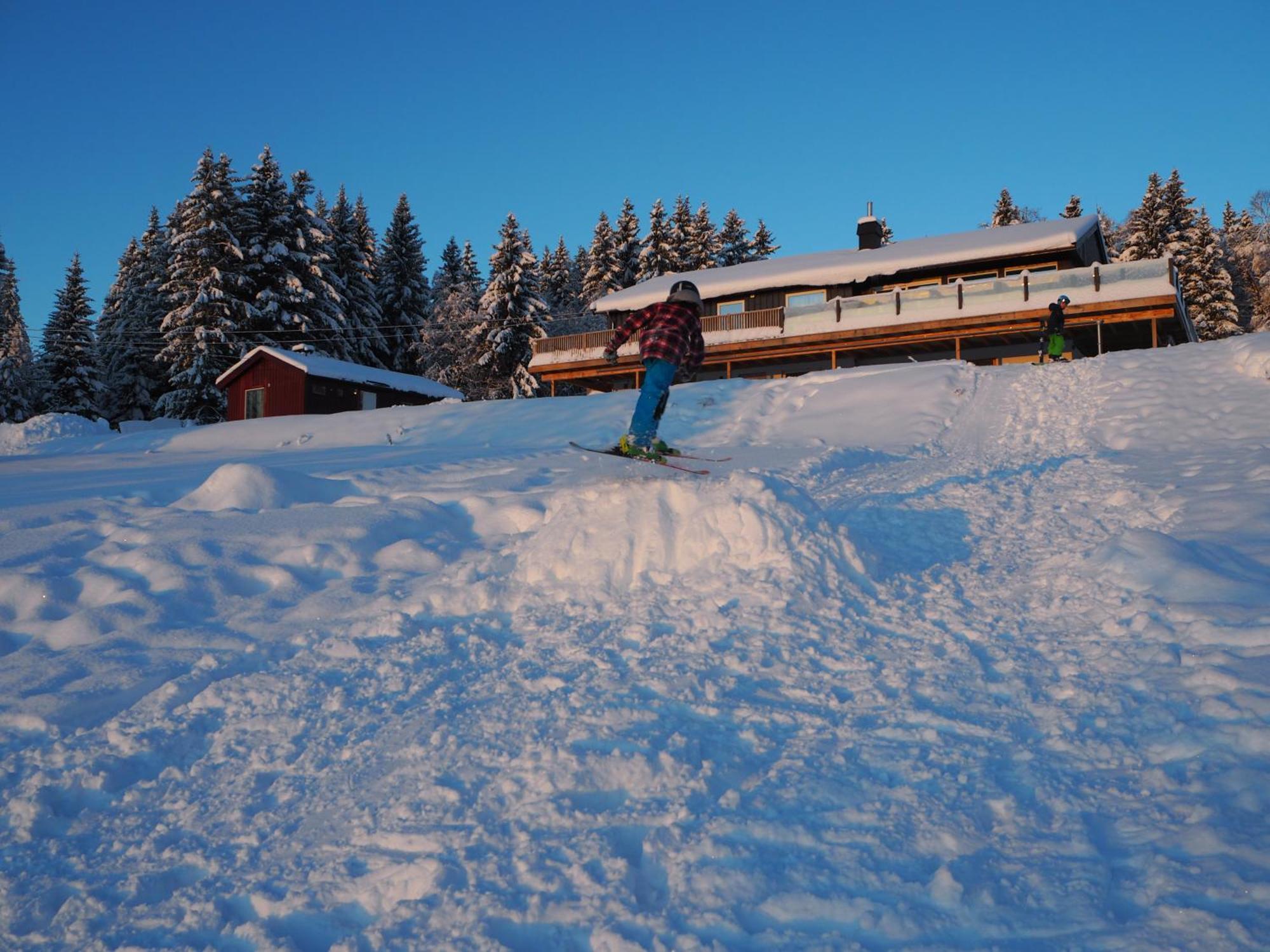Cabin With Great View Close To Town And Ski Area ลิลฮัมเมอร์ ภายนอก รูปภาพ